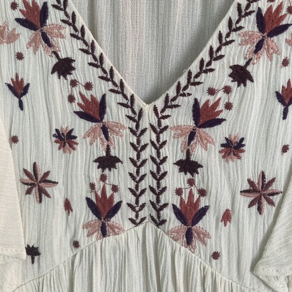 Knox Rose cream colored long sleeve top, size XS - Picture 3 of 6